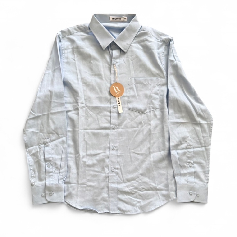 Men's Classic Light Blue Dress Shirt